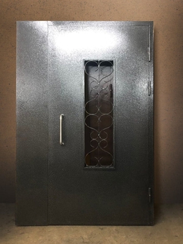 Однопольная дверь с порошковым напылением 91